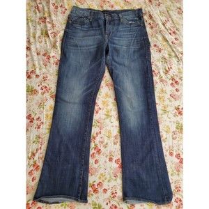 Rock & Republic Jeans Womens Sz 14 Bootcut Kasandra Mid Rise EUC w/Flaw